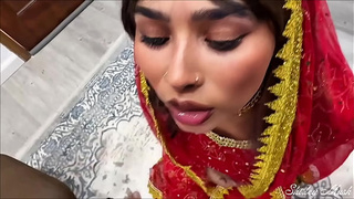My FRIEND's LARGE-BUM EX-WIFE in a DESI costume visits me on HALLOWEEN for her TANTRIC practice. Fucking XXX