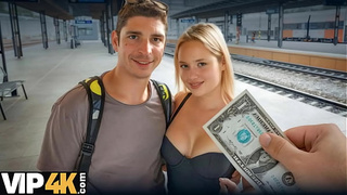 VIP4K. Romantic trip ended with a very hard core cheating in the WC