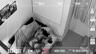 REAL SECURITY WEB CAMERA CAUGHT STUD FUCKING HARD AND DRINKING MILK WHILE CUCK WORKS