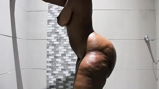 humongous butt boobs naked shower