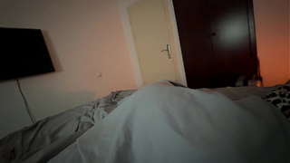 Red-head Stepmom Caught Me Jacking Off in Hotel Room and Gets Hammered