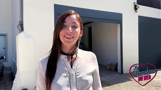 Sandrillon, a horny brunette, gets the hard fuck she wanted