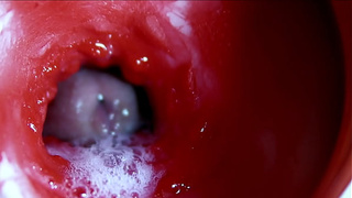 Very close monstrous streams of cum in a fine hole ASMR wet squelches