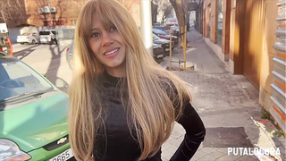 PutaLocura - Petite Hispanic Netty accepts Torbe's challenges and sucks spunk in Caught