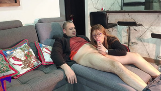 Sweet Hispanic MILF coach has amateurs sex with vaginal fluids while penetrated and blowjob, jizz in her mouth - charming older