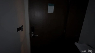 Came to My Hotel Neighbor for Help... He Banged All My Holes Instead