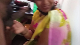 Hotel maid giving oral sex