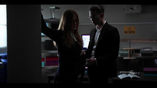 Spoiled Sleazy Ginger Frozen In Time Gets Taught A Lesson by Nerdy Classmate - Time Stop Sex Bizarre