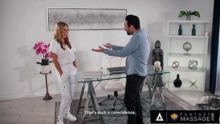 FANTASY MASSAGE - Charming Anal Fuck During Massage With Happy Ending For This Lucky Boy