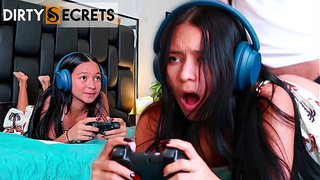 I FUCK MY STEPSISTER WHILE SHE PLAYS MOVIE GAMES