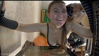 My man pranked me while filming amateur film! Instead of him I was drilled by...