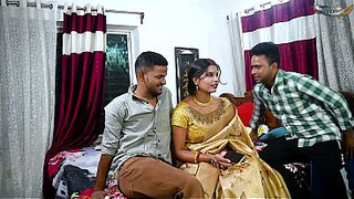 DESI MALLU BHABHI HADCORE THREESOME SEX WITH HER LOCAL 2 DEBAR WHEN SHE WAS ALONE AT HOME FULL TAPE ( HINDI AUDIO )