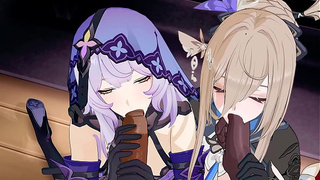 Honkai Star Rail - African Swan Sex Cartoon Animation