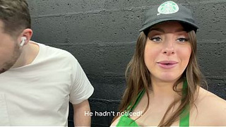 Facefucking, Deep Throat, Cunt Licking And Rough Sex With The Gigantic Behind Barista And Her Large Breasts - Luna Doll