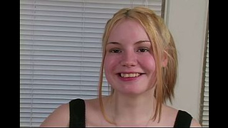 Desperate Home-made Sweet blonde Tatiana new to porn licks penis while sweet skinny Japanese Nikko gets sexed by massive hard dick