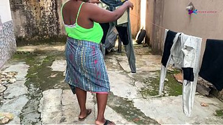 SWEET ATTRACTIVE LOCAL MAID SEDUCED HER MADAM FIANCE ON FIRST DAY OF WORK.PLEASE SUBSCRIBE