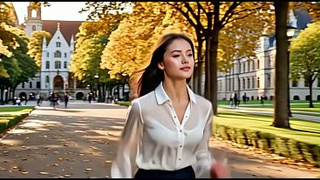 Sleazy 18yo Youngster Falls for Her Strict Math Teacher – Romantic Classroom Sex with Cute Music (AI Generated Fantasy)