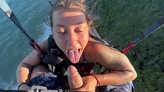 SEX AT HIGH ELEVENTS HAVING SEX ON A PARAGLIDER