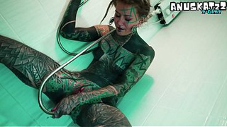 Solo Teeny Masturbates Testing My New Shower Wand Toy