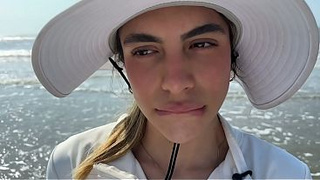 I FUCK MY STEPSISTER after a day at the beach with the house to myself