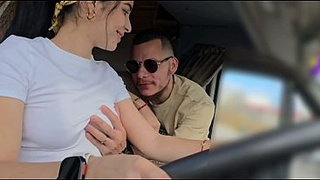 I picked up my favorite Uber client without a bra