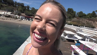 Banging pornstar Summer Vixen POINT OF VIEW snatch eating, oral sex and fucking her hard