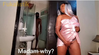 Horny Anambra State married woman took advantage of houseboy BBC and got cunt stretched with facial (Full tape on Xvideos Red)