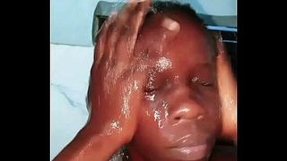 Sexyrita bathing, dancing, showing her nice twat,melons taking BBC in her mouth milf