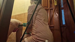 Anastasia Mistress fuck strapon anal submission fiance home-made toilet Sasha Earth
