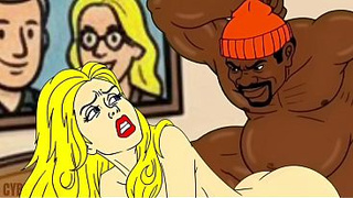 Wifey Cheats on Her Boy and Rides with a African Dude. Anime Set of