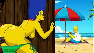 Married Housewife Gets Slammed By Everyone Except Her Cuck-old Man. Best Asian cartoon Set of. Simpson Parody