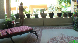 Humongous Tit Nudist Has Her Stepson Nut in Her Mouth