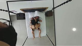 PART 1 Stunning Hispanic likes making love... she gives up her butt and lets it be filled with jizz
