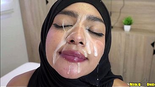 Muslim Hijaabi Youngster Sexed Hard and Sperm Dumped