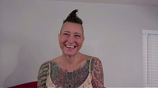 Desperate Amatuer cute milf Kimmy mounts the saddle before getting gangbanged hard. Next its bit tit Christina's turn for some enormous fat bbc action