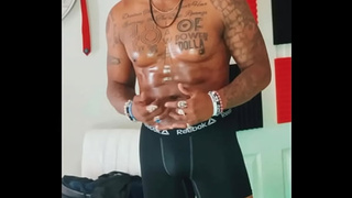 The Goat of Birmingham Alabama makes curious house ex-wife record him beating his BBC while Releasing a large load of jizz