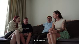 SWINGERS: Home-made Lovers Swap With ANAL
