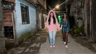 I took 2 slutty to my shack in the favela and showed them that it's the favela studs they like, but
