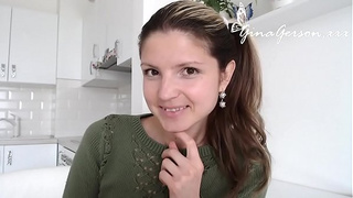 Gina Gerson , homevideo, interview, for fans, answer questions part two, pornstar