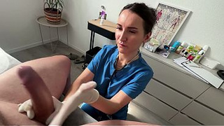 The Hottest Doctor Visit Ever Caught on Web camera