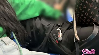 She couldn't stand seeing my erection and gave me a bj on the São Paulo subway.