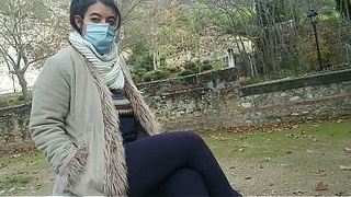 RISKY ORAL SEX IN THE STREET PUBLIC PARK