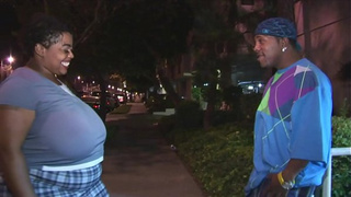 Black BIG BODIED WOMAN gets picked up & Comes back for the cock