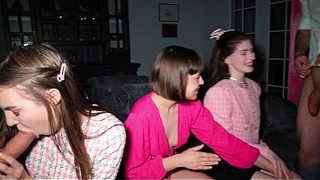 Sex dolls. Barbie orgy. (Part one)