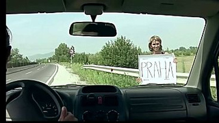 Street s series. Hitchhiking whore in trouble. Amanda Vamp Part one. Capturing her at the side of the road.