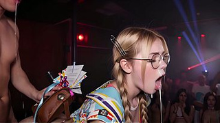Teens came to a cosplay party to dance, but they were filled with tons of jizz!!! (Ai generated)