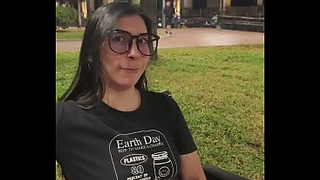 Hispanic MILF takes revenge on a stranger for her cheating BF