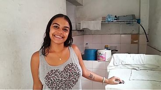 Innocent Hispanic stepsister is convinced by her perverted stepbrother to lick his penis and then be slammed in her fresh snatch - Spanish porn