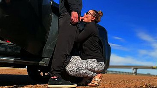 EXTREMELY Risky Sex on Road Trip! Beach, Roadside and Hotel Balcony!