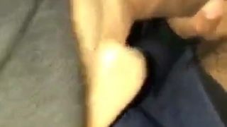 Hijabi Girl sucking dick outdoors